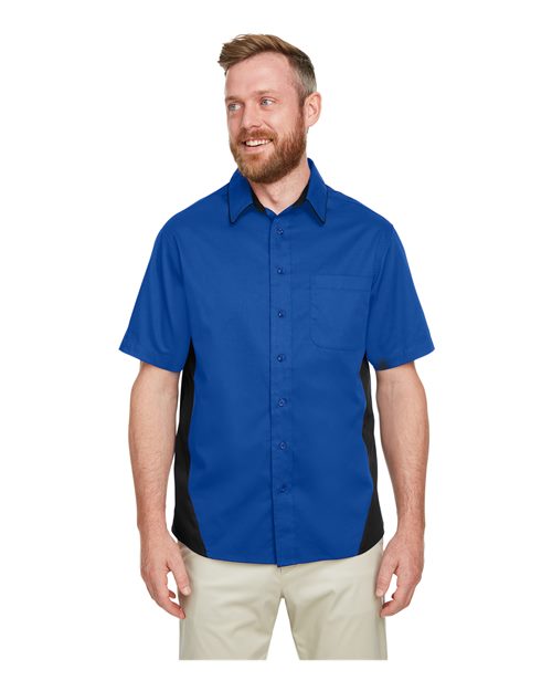 Harriton M586 - Men's Flash IL Colorblock Shirt