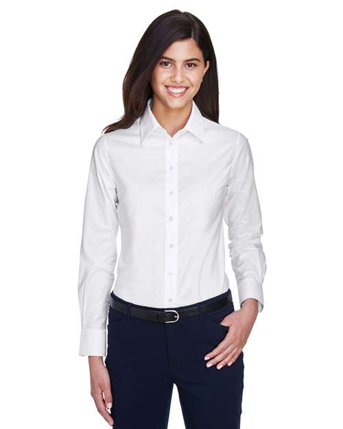 Harriton M600W - Women's Oxford Dress Shirt