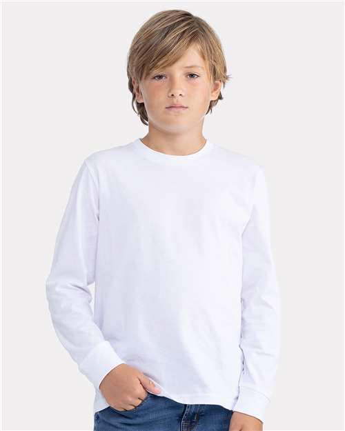 Next Level 3311 - Youth Cotton Long Sleeve T-Shirt