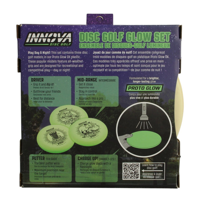 3-Disc DX Proto Glow Disc Golf Set