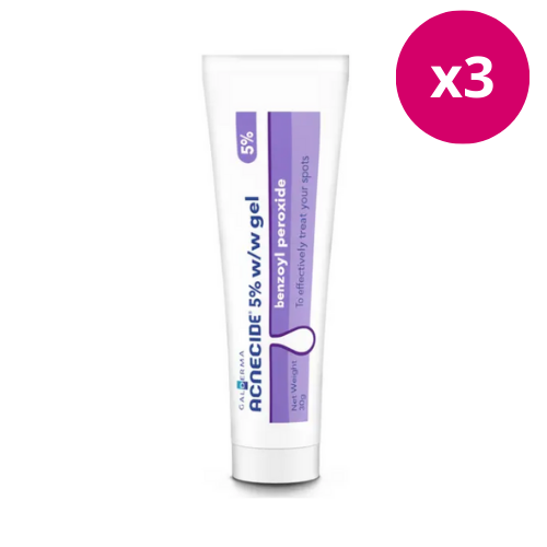 Acnecide 5% w/w Gel 30g x 3