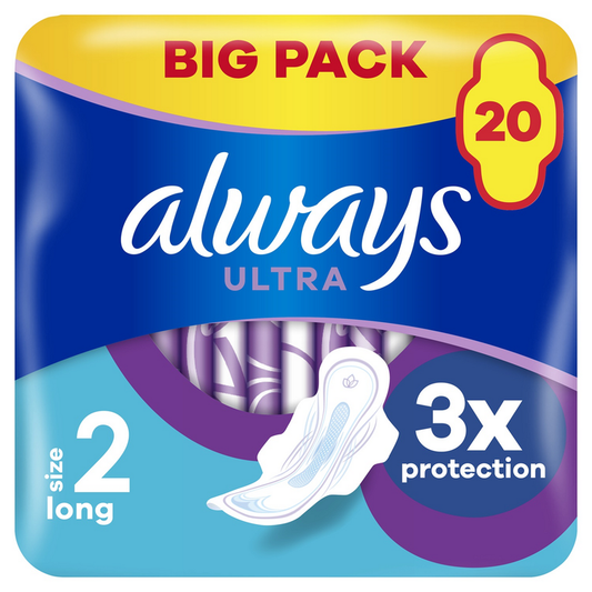 Always Ultra Duo Long Plus Pads with Wings 20 Pads