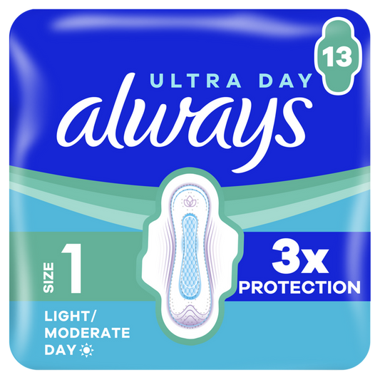 Always Ultra Size 1 Pads with Wings 13 Pads