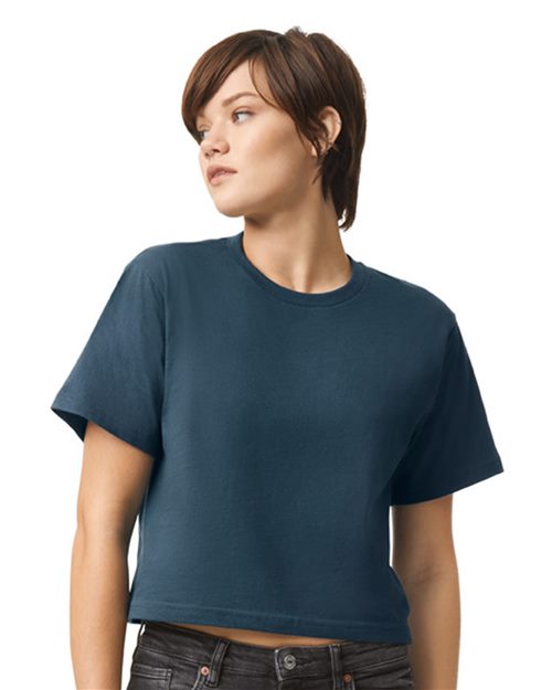 American Apparel 102 - Women's Fine Jersey Mid-Length Boxy Tee