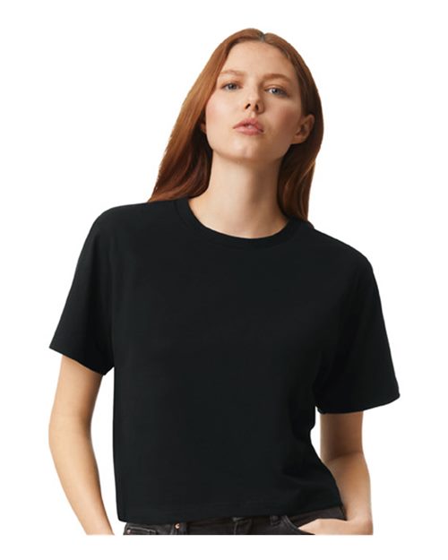 American Apparel 102 - Women's Fine Jersey Mid-Length Boxy Tee