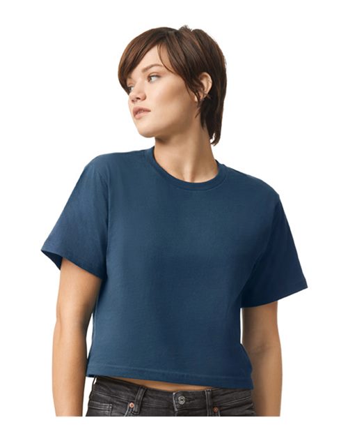 American Apparel 102 - Women's Fine Jersey Mid-Length Boxy Tee