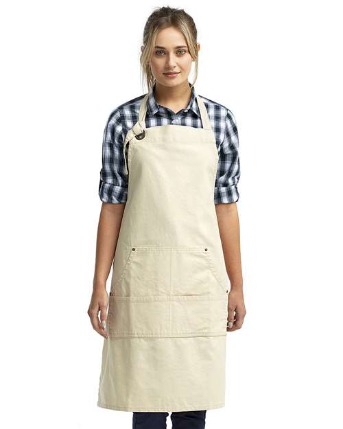 Artisan Collection by Reprime RP137 - Calibre Heavy Cotton Canvas Pocket Apron