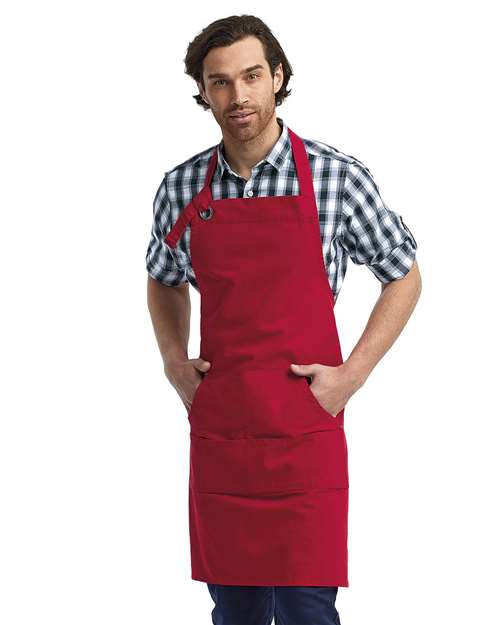 Artisan Collection by Reprime RP137 - Calibre Heavy Cotton Canvas Pocket Apron