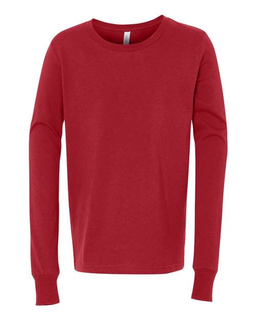 BELLA + CANVAS 3501Y - Youth Jersey Long Sleeve Tee