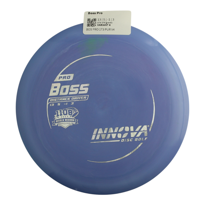 INNOVA DISC GOLF CANADA	Boss
Distance Driver	Grippy feel	Good durability	Flexible in cooler conditions	Great for distance and control	Maintains stability over time	Comfortable for grip Lightweight
