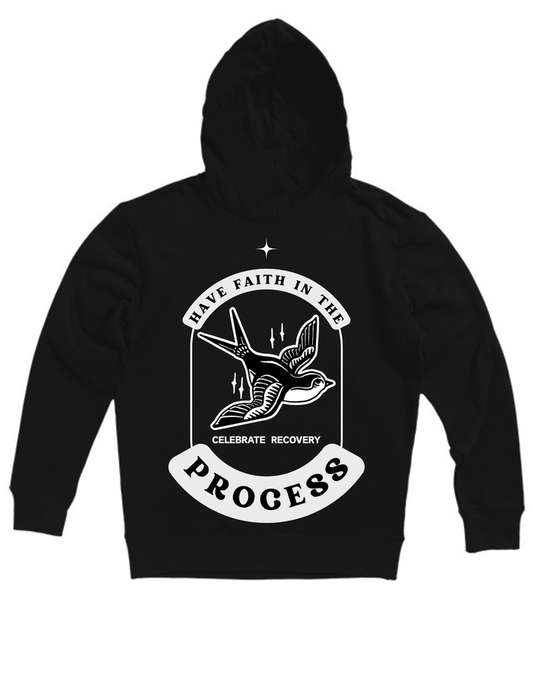 - Celebrate Recovery hoodie/ Faith in the process