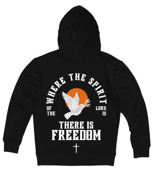 - Celebrate Recovery hoodie There is Freedom/ Orange logo