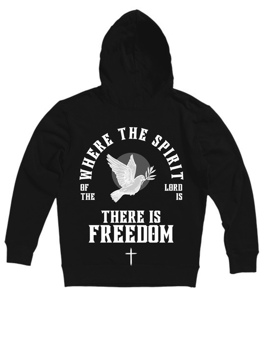 - Celebrate Recovery hoodie/ There is freedom white logo