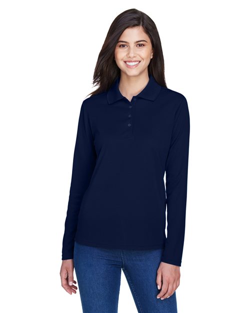 CORE365 78192 - Women's Pinnacle Performance Long Sleeve Piqué Polo