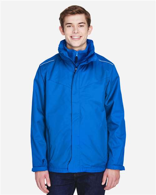CORE365 88205 - Men's Region 3-in-1 Jacket with Fleece Liner