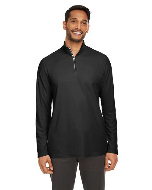 CORE365 CE405 - Men's Fusion ChromaSoft™ Pique Quarter-Zip Pullover