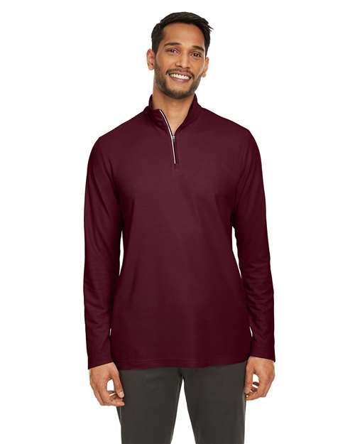 CORE365 CE405 - Men's Fusion ChromaSoft™ Pique Quarter-Zip Pullover