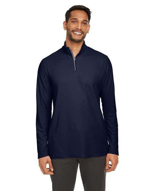 CORE365 CE405 - Men's Fusion ChromaSoft™ Pique Quarter-Zip Pullover