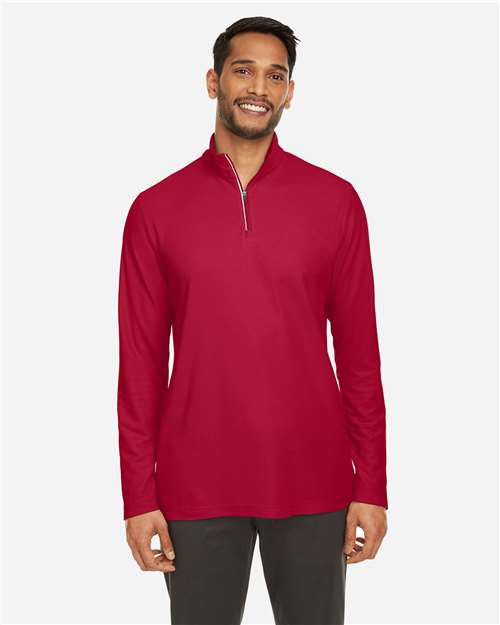 CORE365 CE405 - Men's Fusion ChromaSoft™ Pique Quarter-Zip Pullover