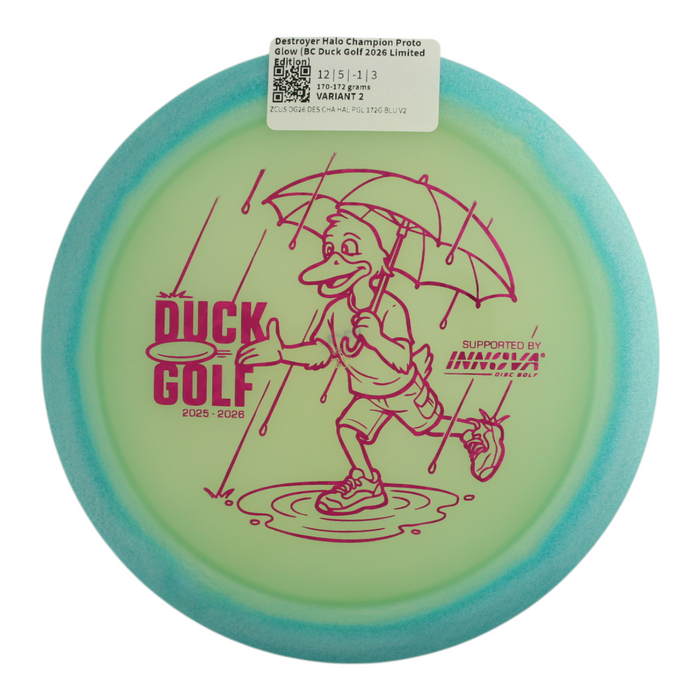 Destroyer Halo Champion Proto Glow (BC Duck Golf 2026 Limited Edition)