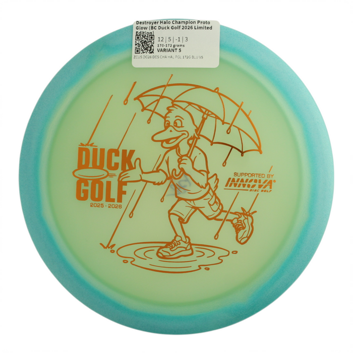 Destroyer Halo Champion Proto Glow (BC Duck Golf 2026 Limited Edition)