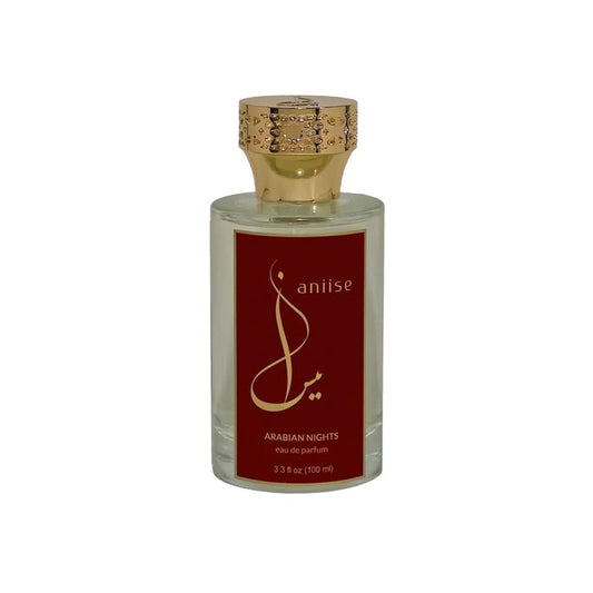 Aniise Eau de Parfum Arabian Nights — warm unisex oriental fragrance, cruelty-free and made in the USA (Inspired by Wisal Dhahab)
