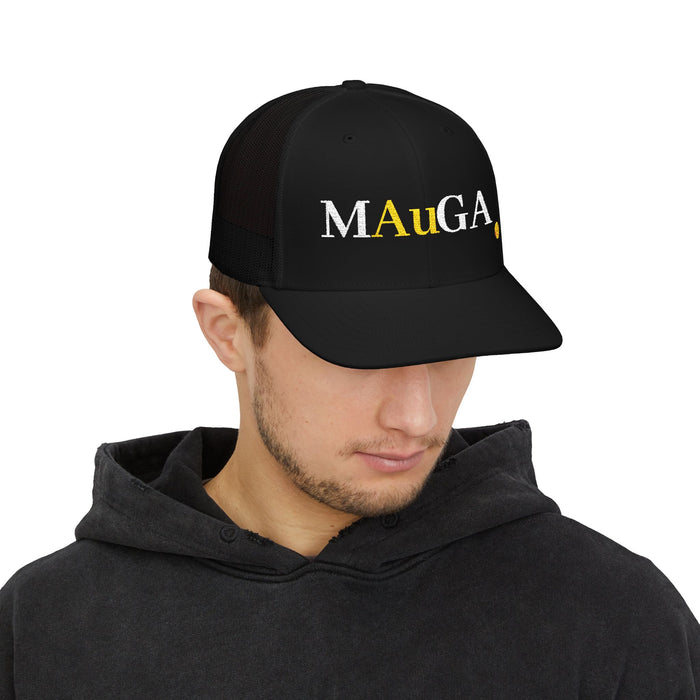 Embroidered 'MAuGA' Snapback Trucker Hat