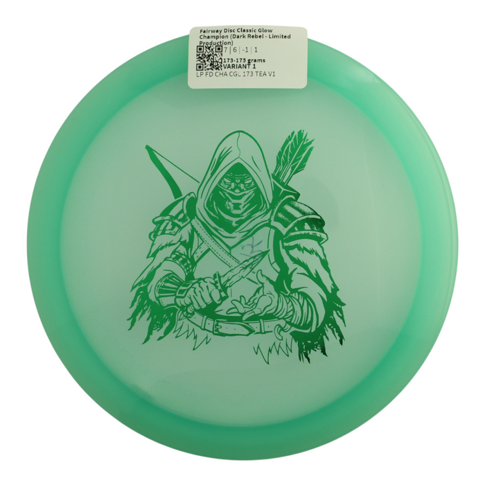 Fairway Disc Champion Classic Glow (Dark Rebel - Limited Production)