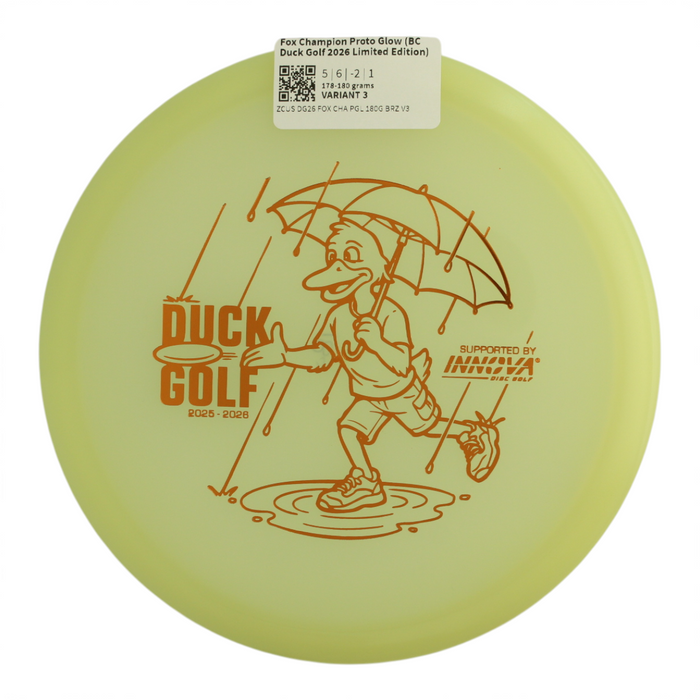 Fox Champion Proto Glow (BC Duck Golf 2026 Limited Edition)