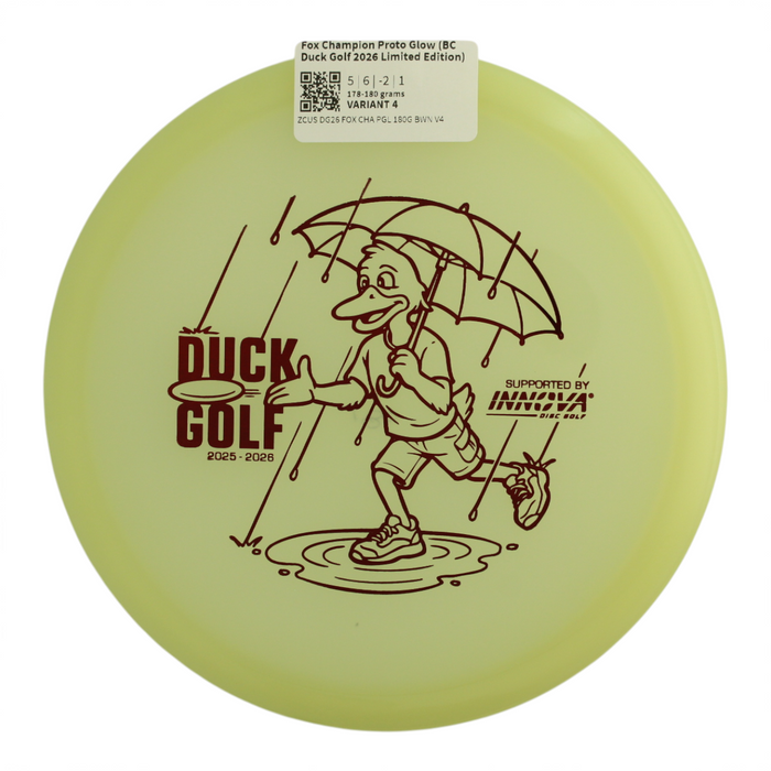 Fox Champion Proto Glow (BC Duck Golf 2026 Limited Edition)