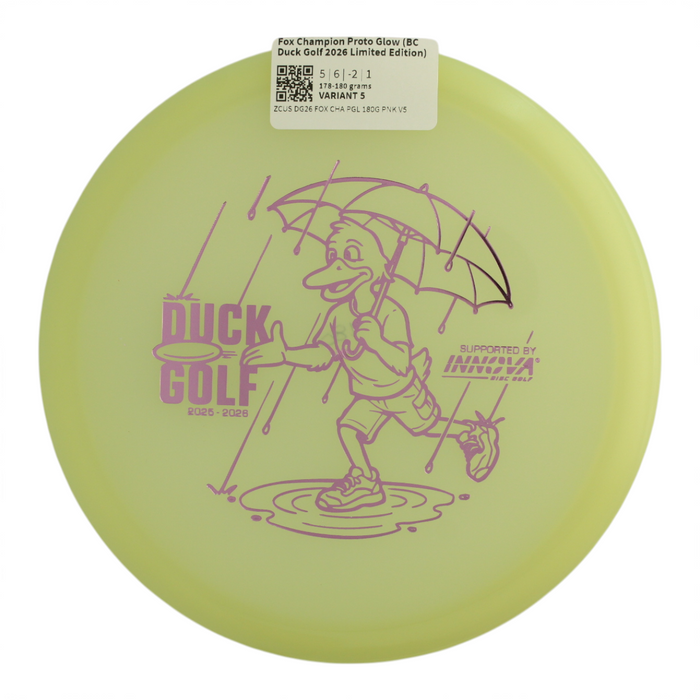 Fox Champion Proto Glow (BC Duck Golf 2026 Limited Edition)