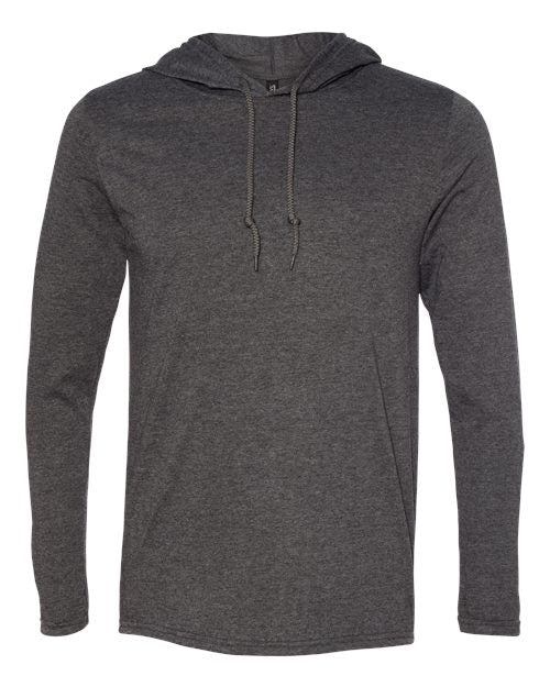 Gildan 987 - Unisex Softstyle® Lightweight Hooded Long Sleeve T-Shirt