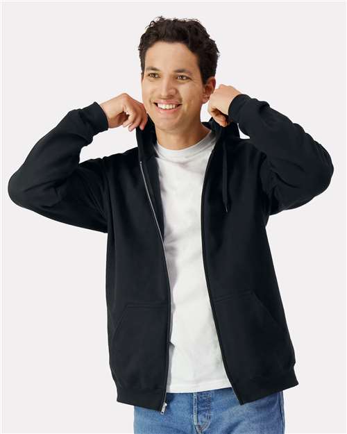 Gildan SF600 - Unisex Softstyle® Midweight Full-Zip Hooded Sweatshirt