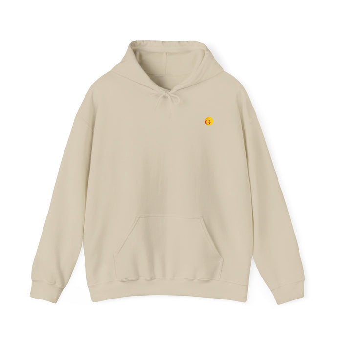 GoldFix Logo Hoodie — Minimalist Graphic Pullover