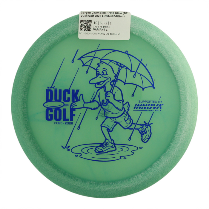Gorgon Champion Proto Glow (BC Duck Golf 2026 Limited Edition)