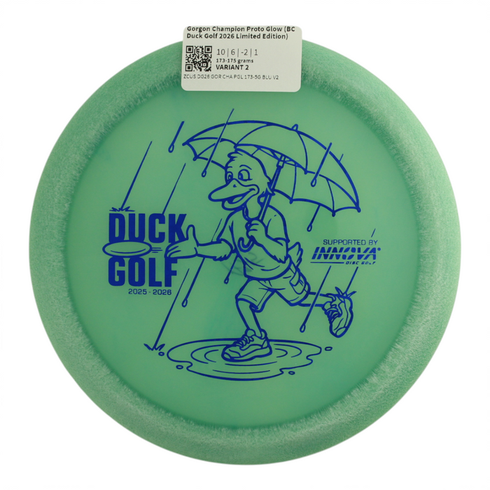 Gorgon Champion Proto Glow (BC Duck Golf 2026 Limited Edition)