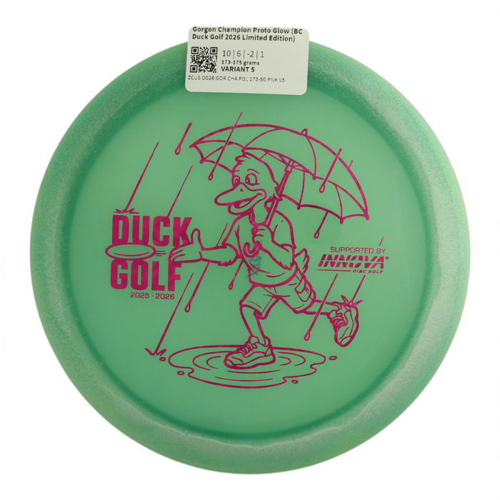 Gorgon Champion Proto Glow (BC Duck Golf 2026 Limited Edition)