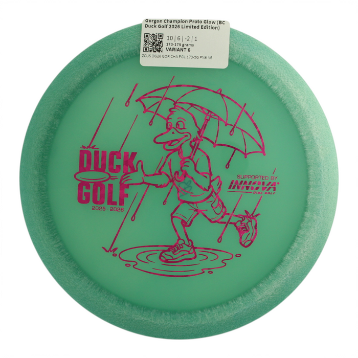 Gorgon Champion Proto Glow (BC Duck Golf 2026 Limited Edition)