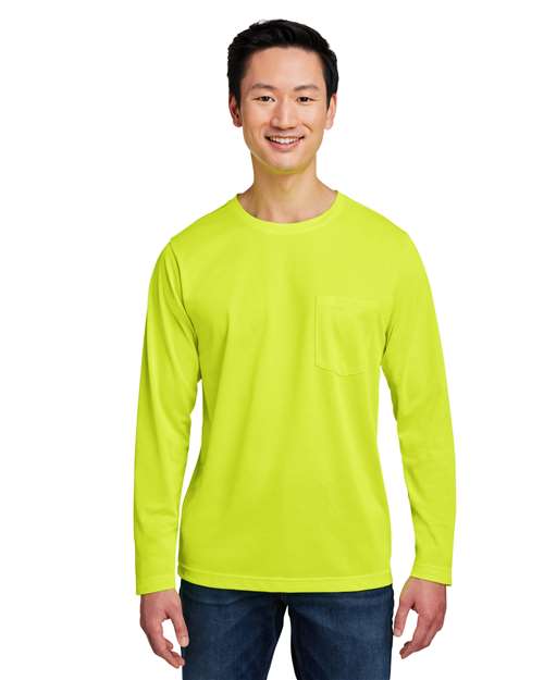 Harriton M118L - Unisex Charge Snag and Soil Protect Long Sleeve T-Shirt