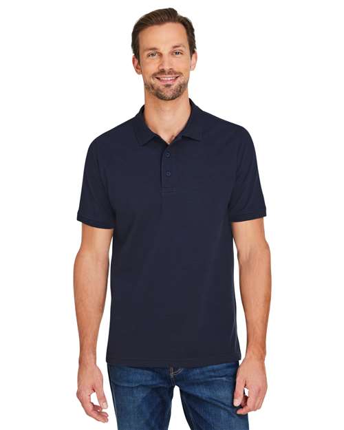 Harriton M205 - Men's Valiant Cotton Snag Protect Polo