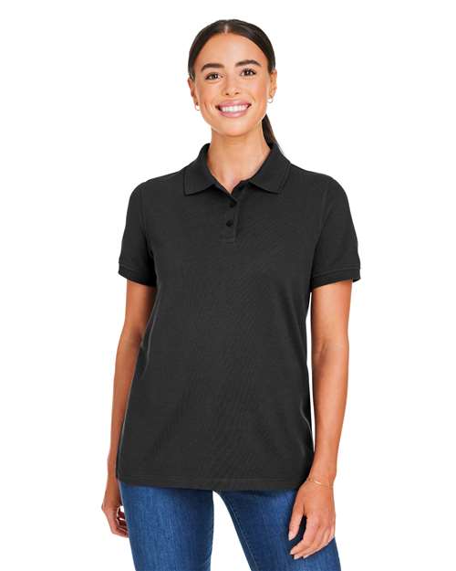 Harriton M205W - Women's Valiant Cotton Snag Protect Polo