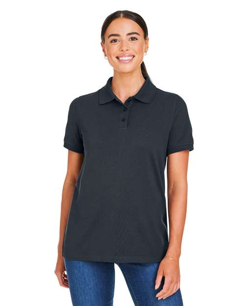 Harriton M205W - Women's Valiant Cotton Snag Protect Polo