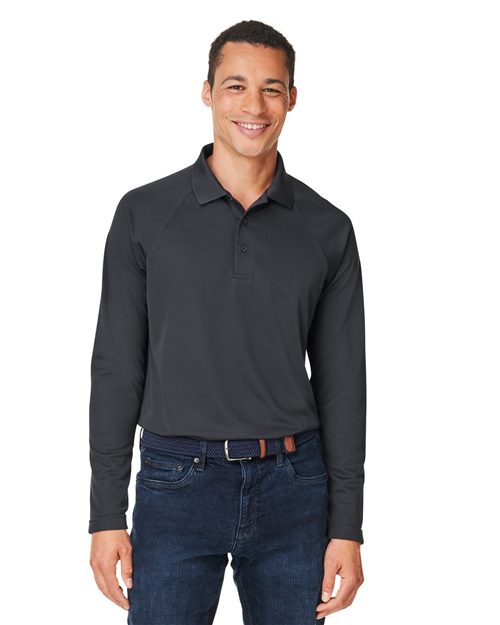Harriton M208L - Men's Charge Snag and Soil Protect Long Sleeve Polo