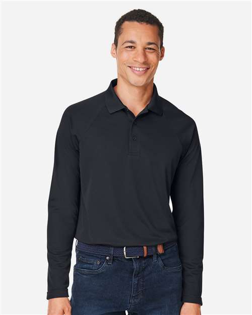 Harriton M208L - Men's Charge Snag and Soil Protect Long Sleeve Polo