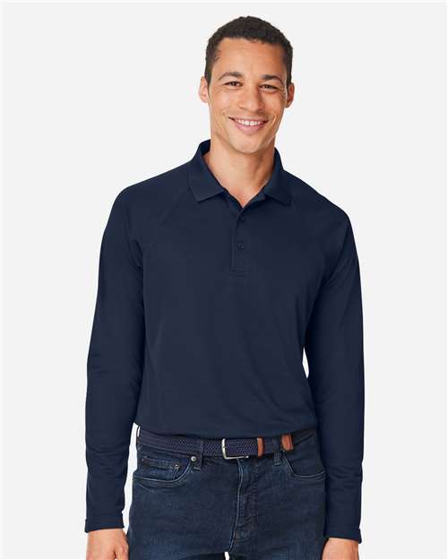 Harriton M208L - Men's Charge Snag and Soil Protect Long Sleeve Polo