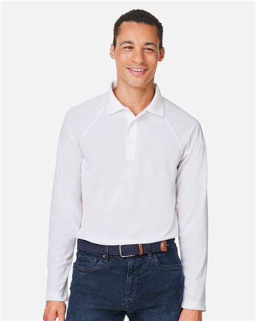 Harriton M208L - Men's Charge Snag and Soil Protect Long Sleeve Polo
