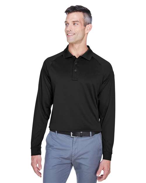 Harriton M211L - Men's Advantage Long Sleeve Tactical Polo