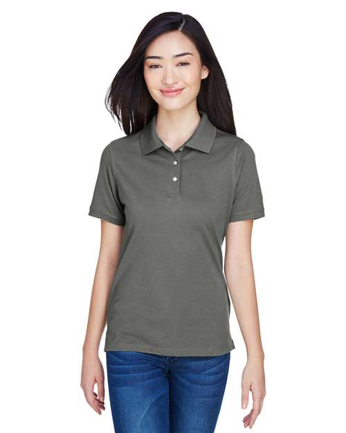 Harriton M265W - Women's Easy Blend Polo