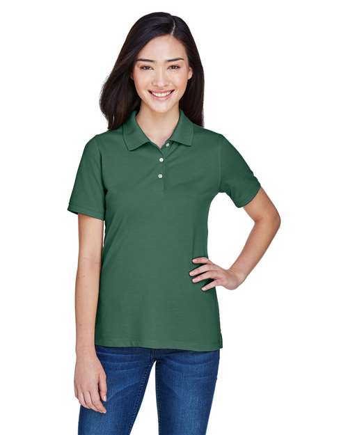 Harriton M265W - Women's Easy Blend Polo
