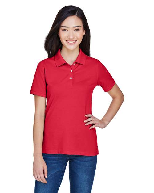 Harriton M265W - Women's Easy Blend Polo